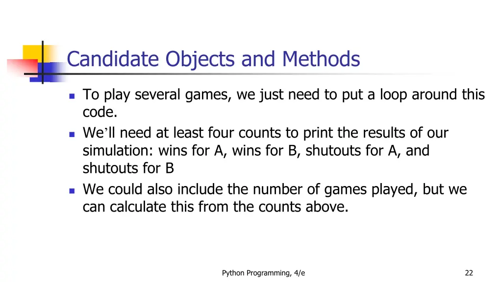 candidate objects and methods 3