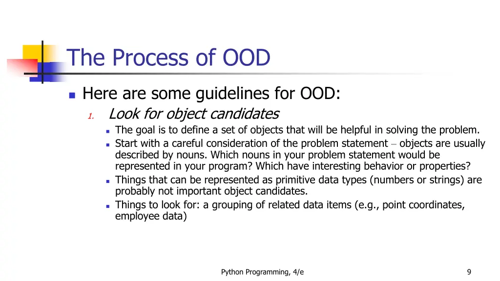 the process of ood 6