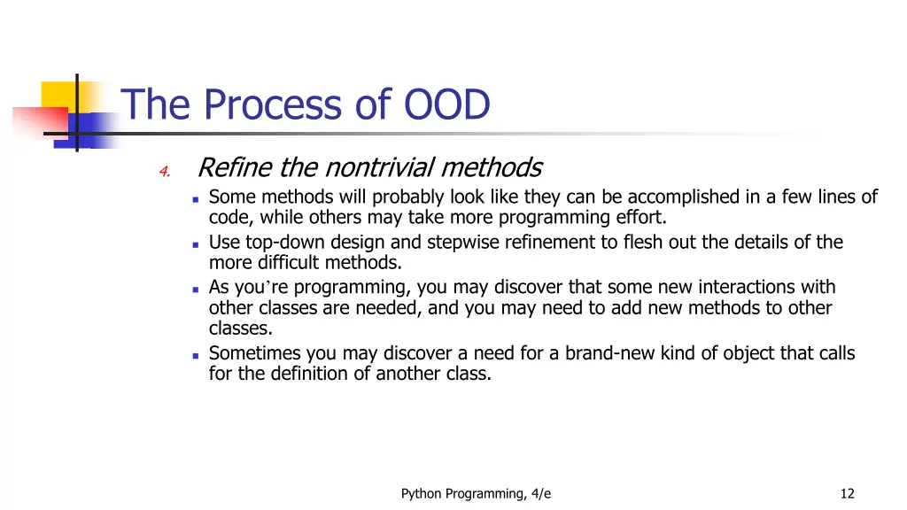 the process of ood 9