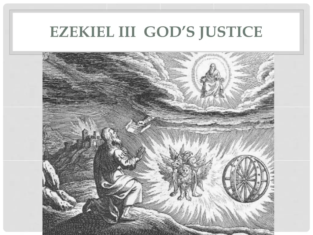 ezekiel iii god s justice