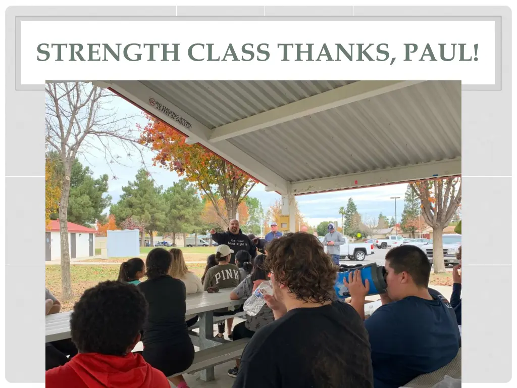 strength class thanks paul