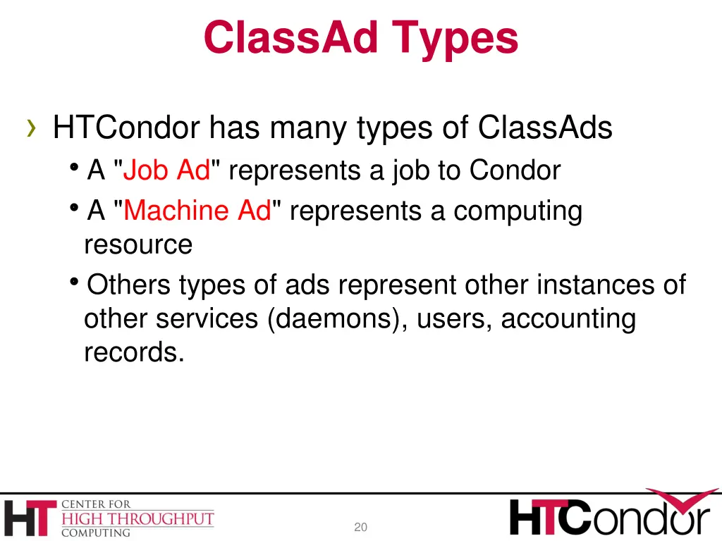 classad types