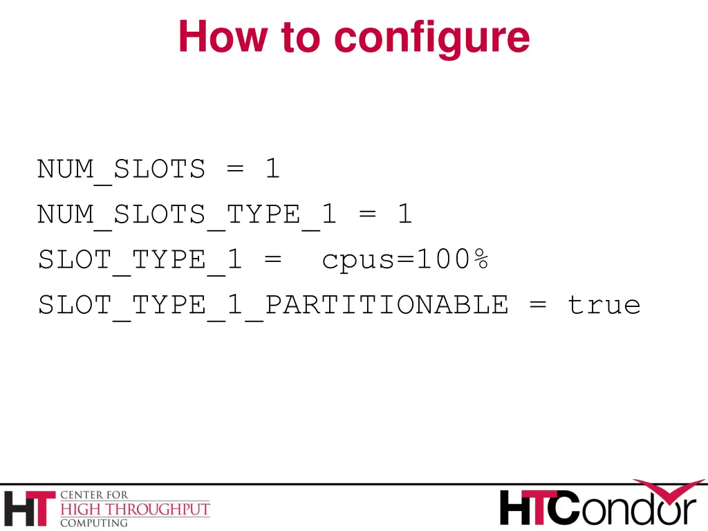 how to configure