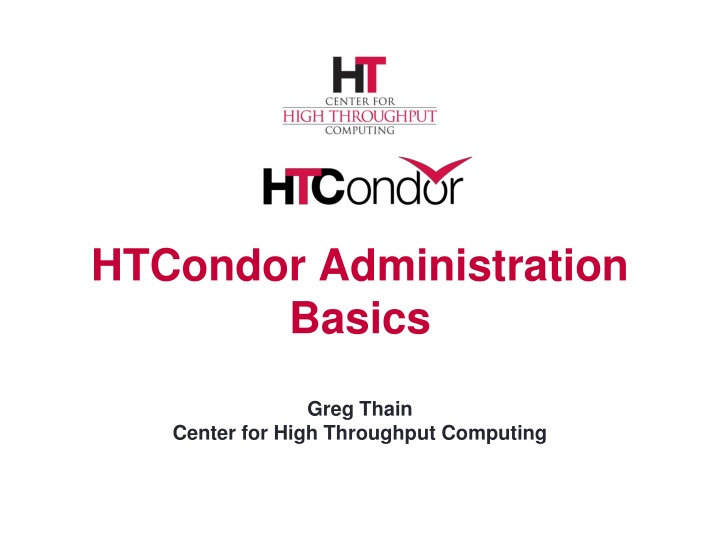 htcondor administration basics