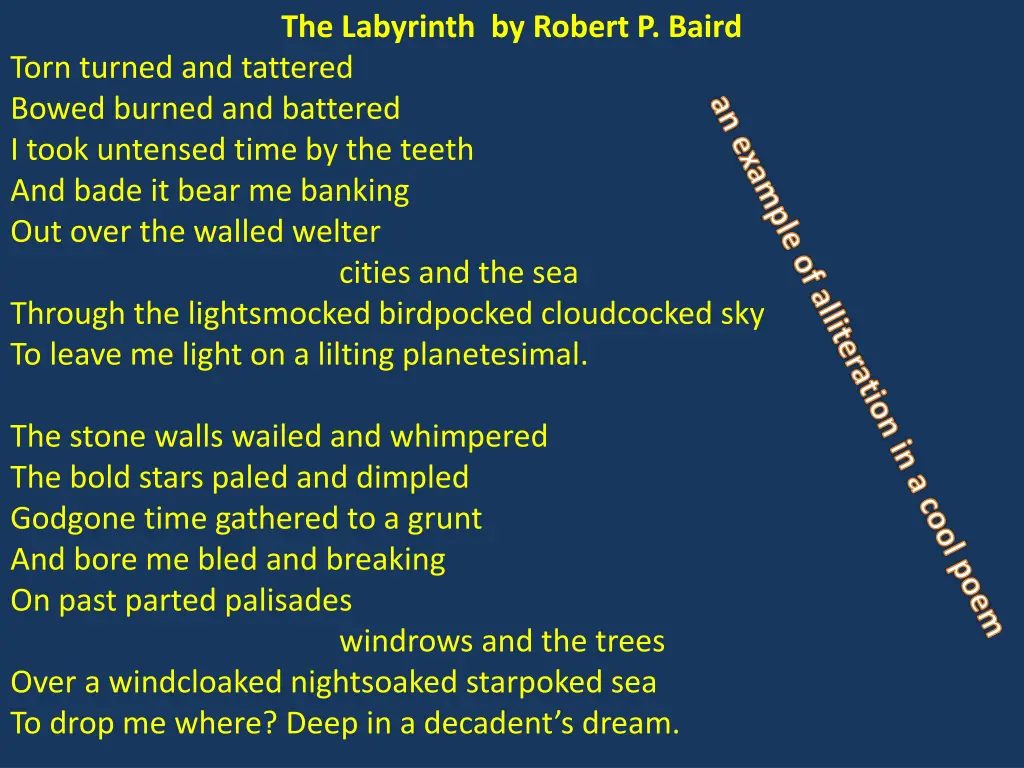 the labyrinth by robert p baird