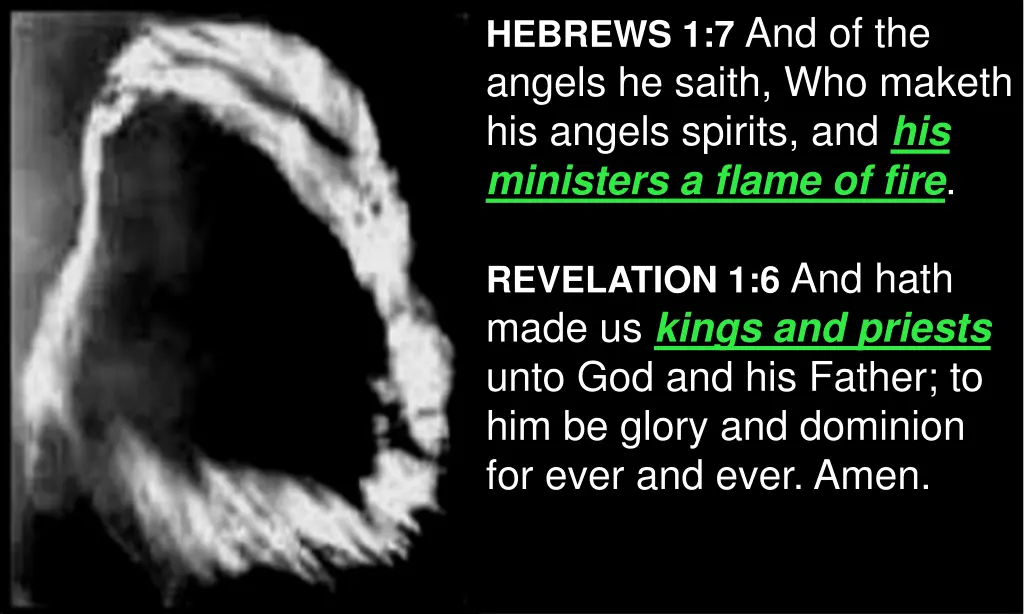 hebrews 1 7 and of the angels he saith who maketh