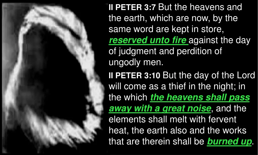 ii peter 3 7 but the heavens and the earth which