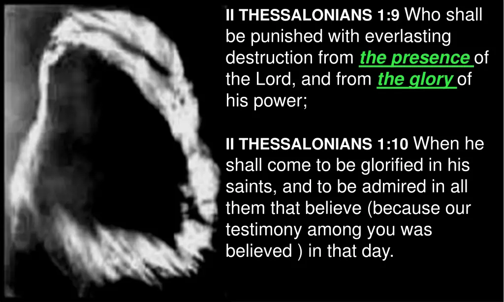 ii thessalonians 1 9 who shall be punished with