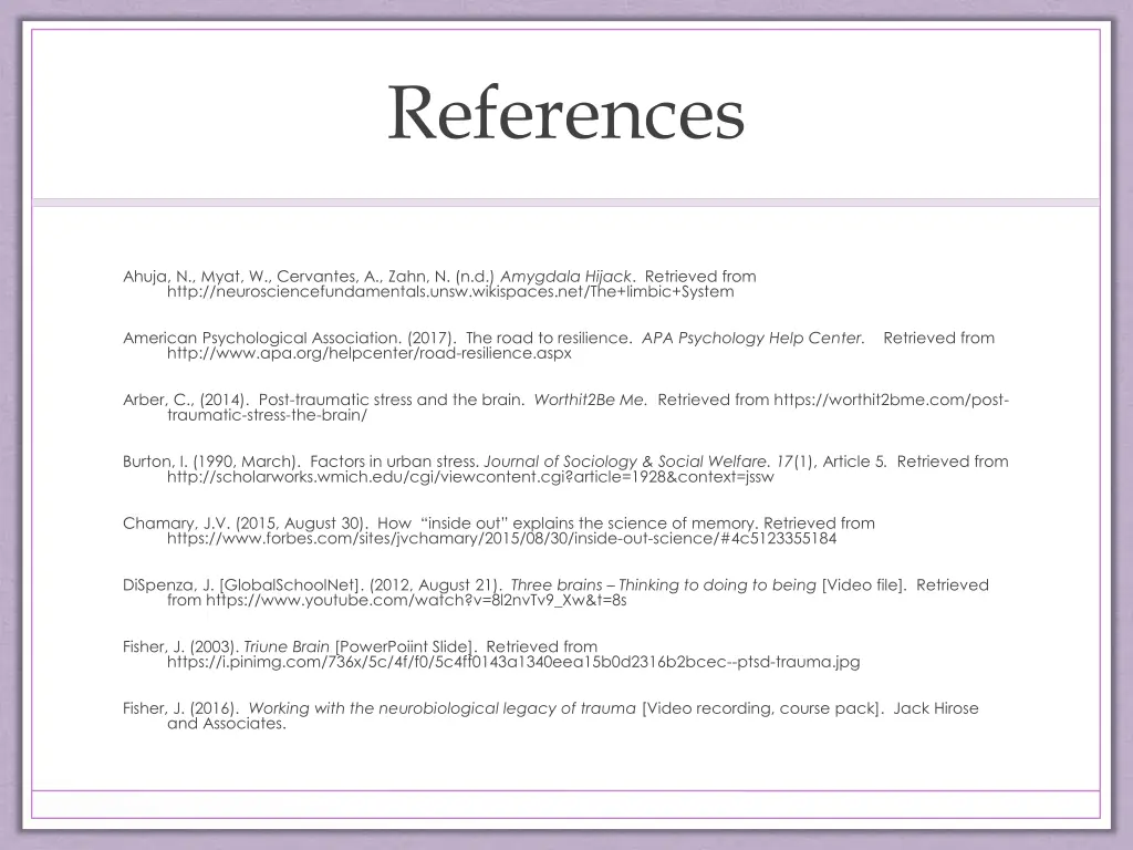 references