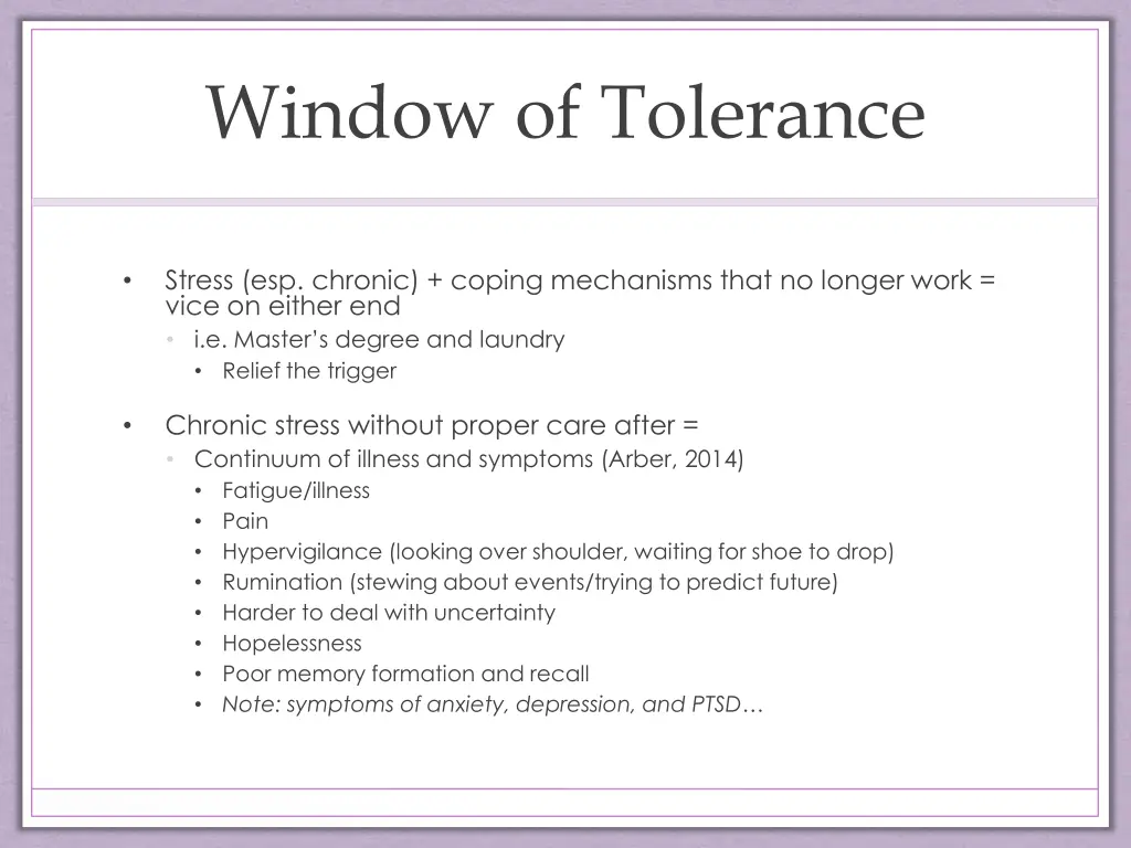 window of tolerance 1