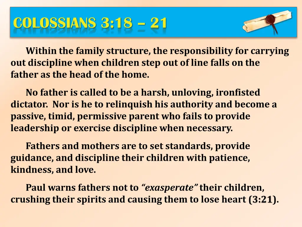 colossians 3 18 21 9