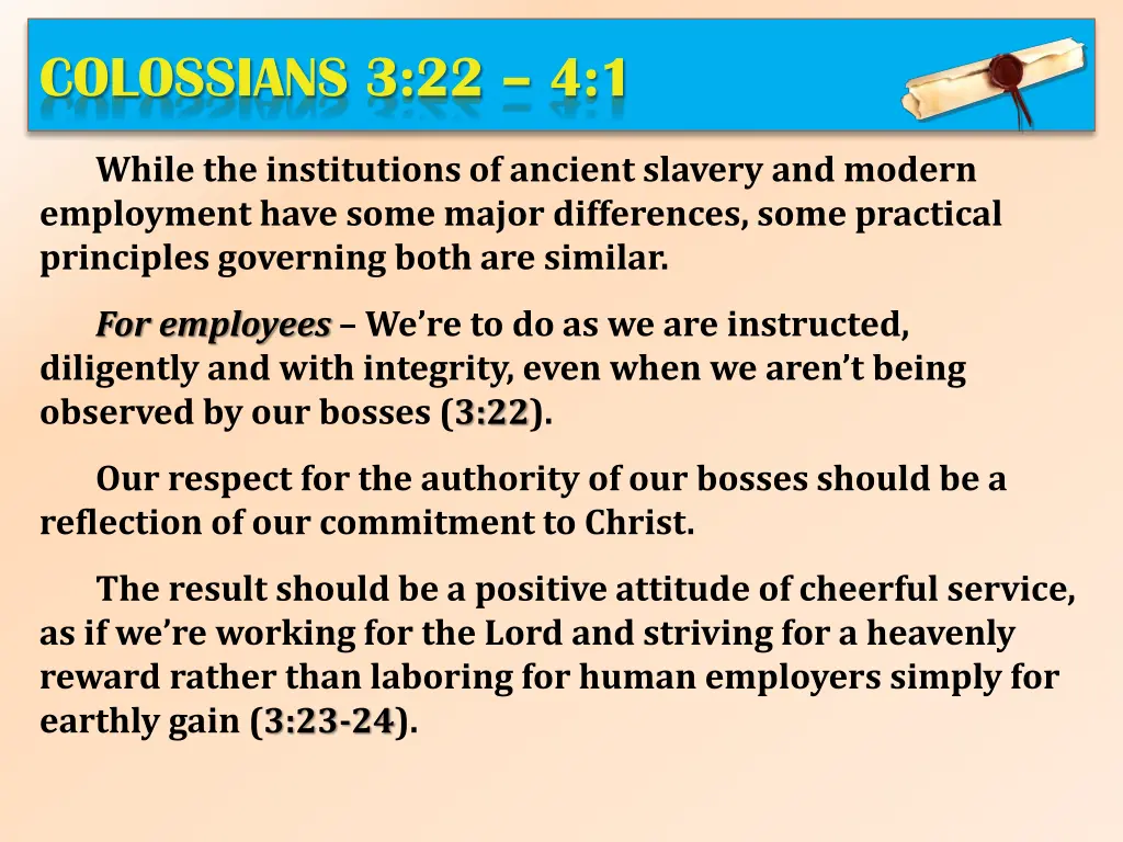 colossians 3 22 4 1 3