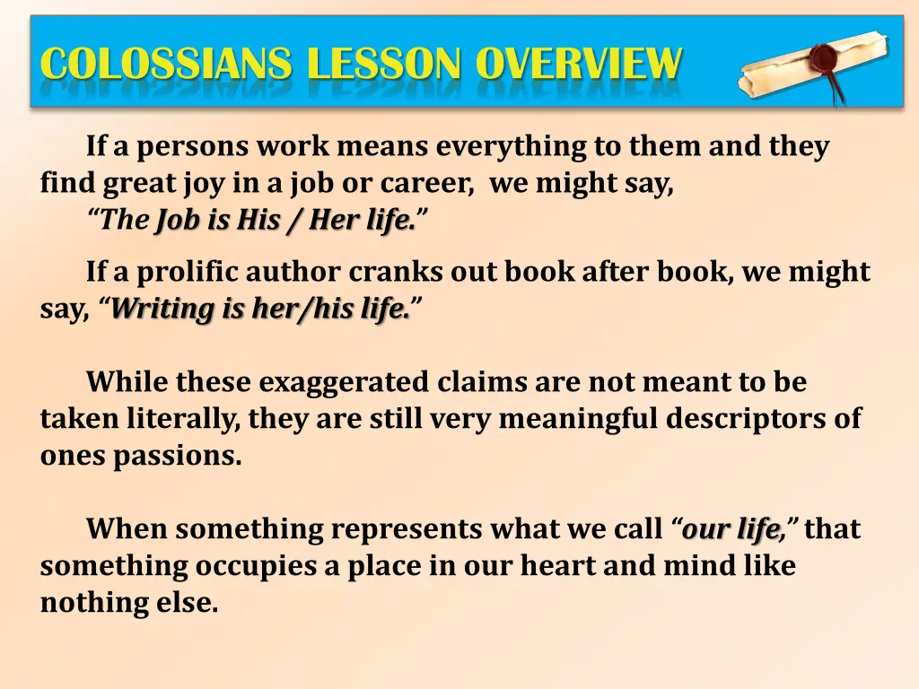 colossians lesson overview 1