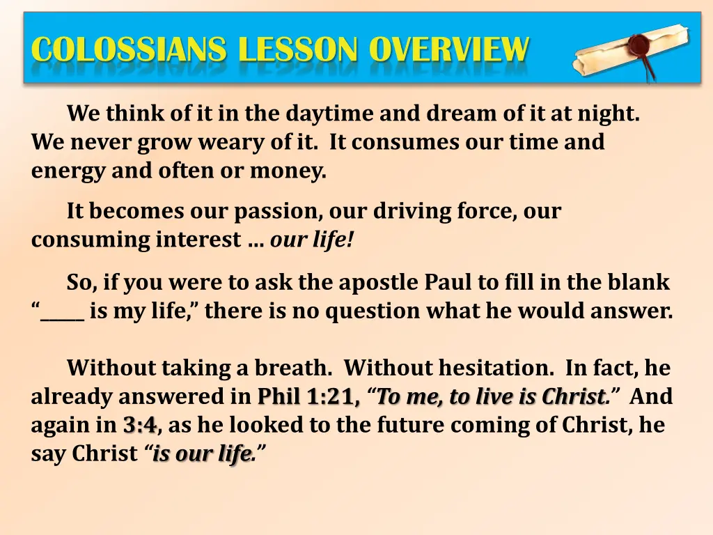 colossians lesson overview 2