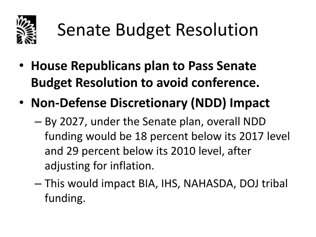 senate budget resolution