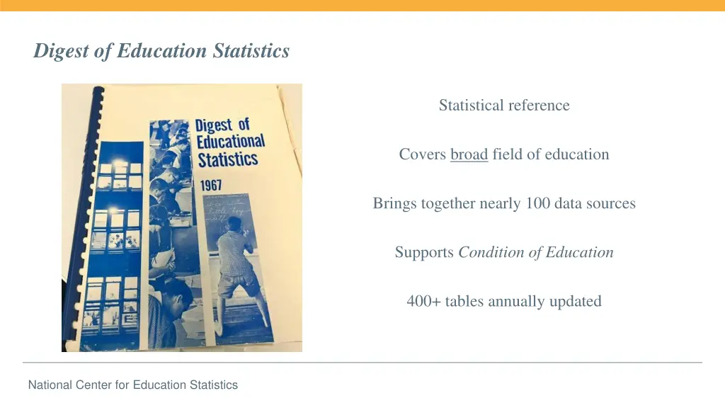 digest of education statistics