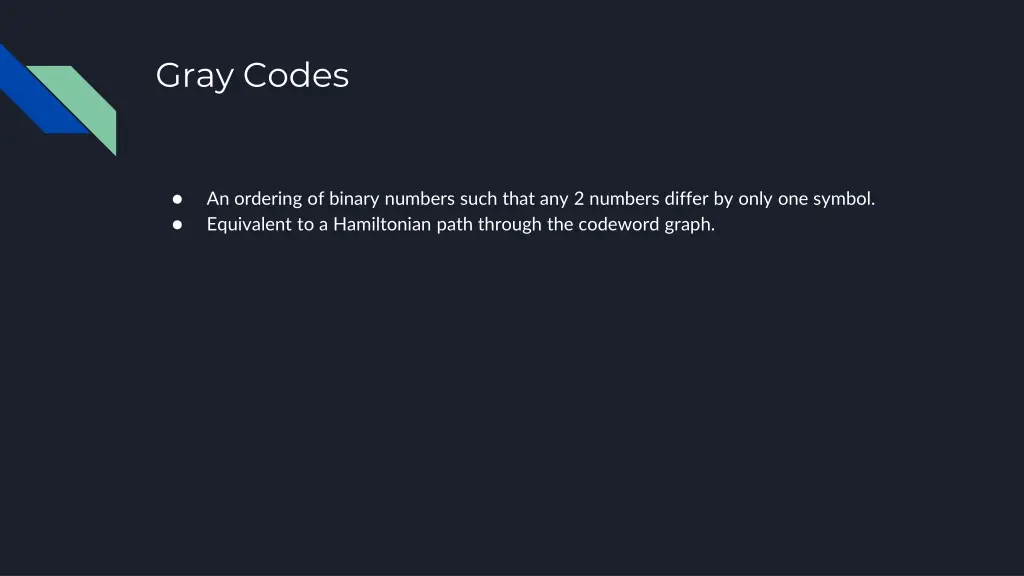 gray codes