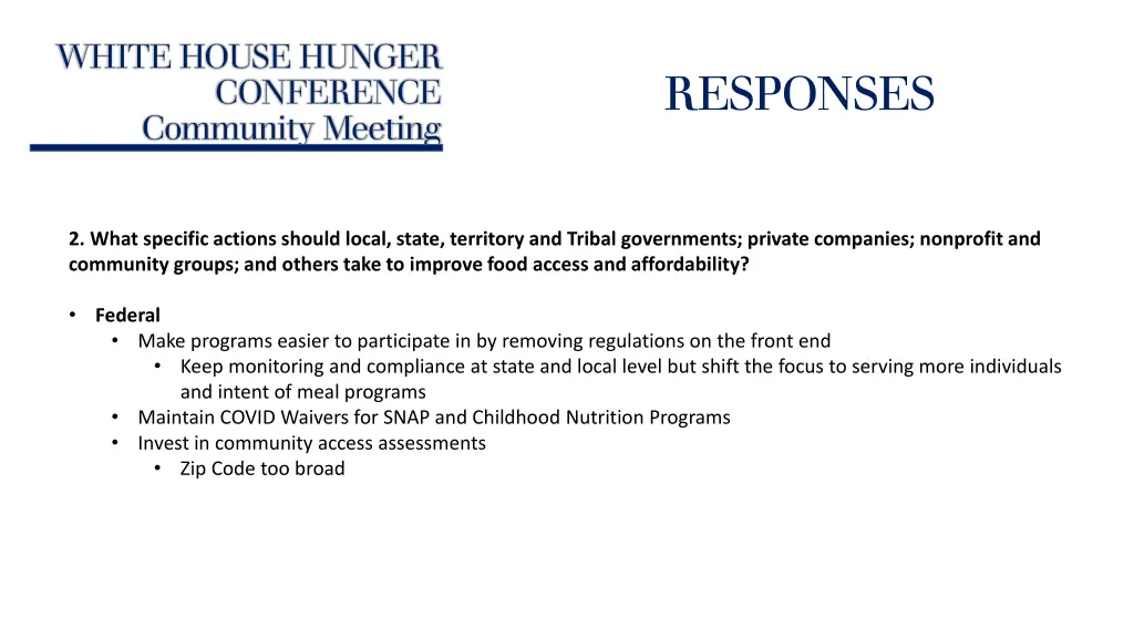 white house hunger conference community meeting 10