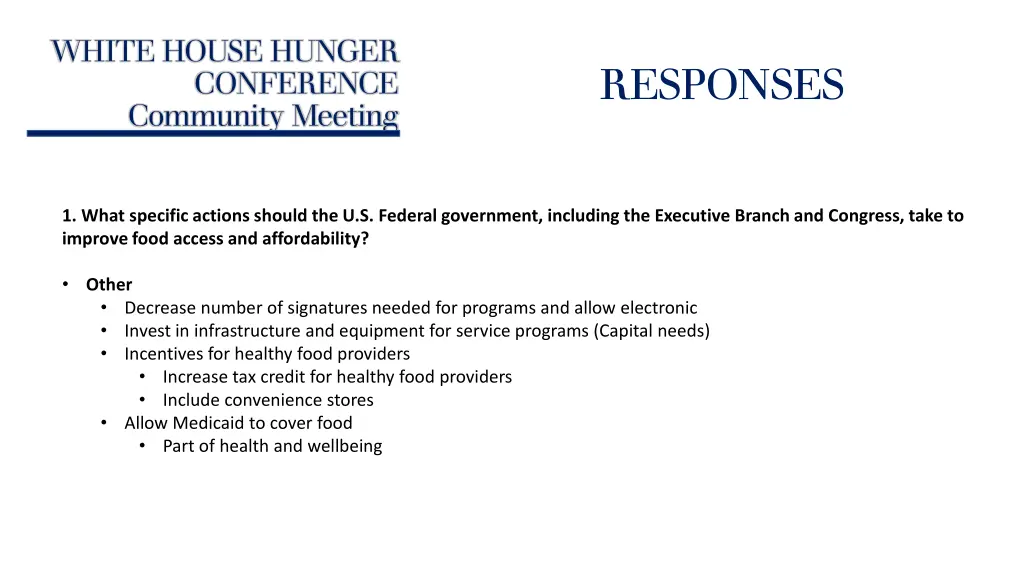 white house hunger conference community meeting 8