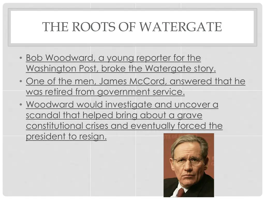 the roots of watergate 1