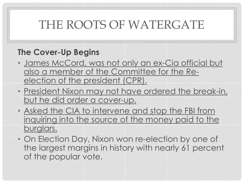 the roots of watergate 3