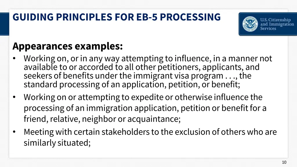 guiding principles for eb 5 processing 2