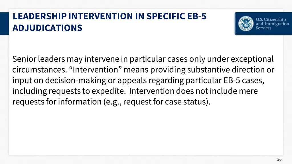 leadership intervention in specific 1