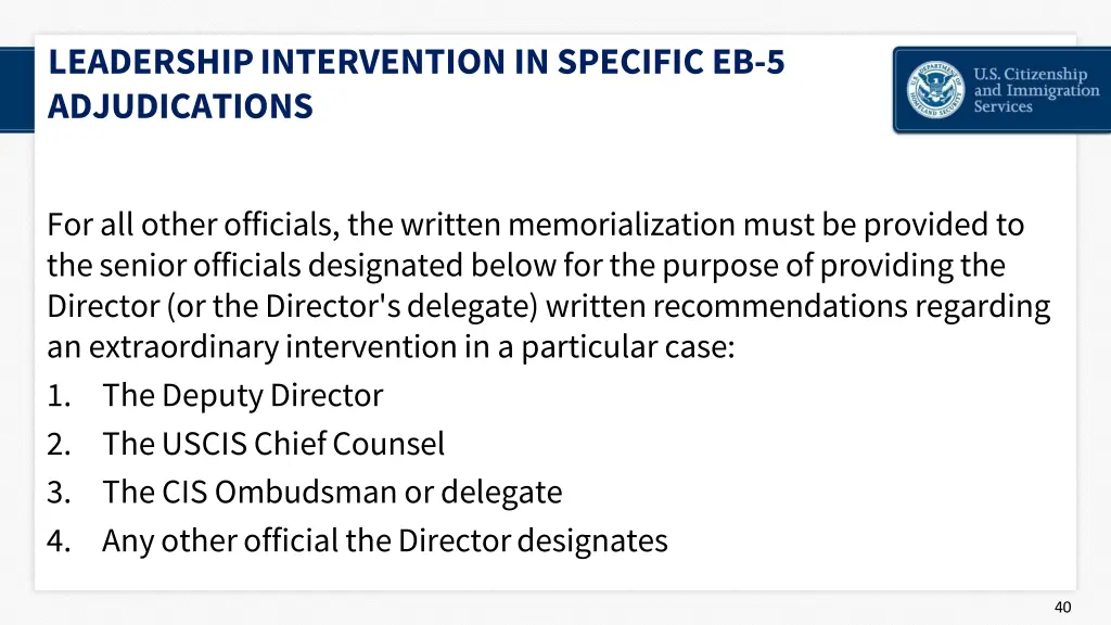 leadership intervention in specific 5