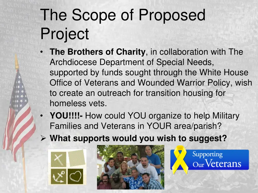 the scope of proposed project the brothers