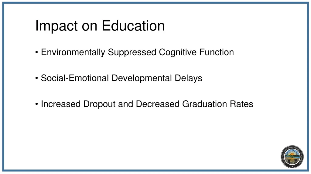 impact on education