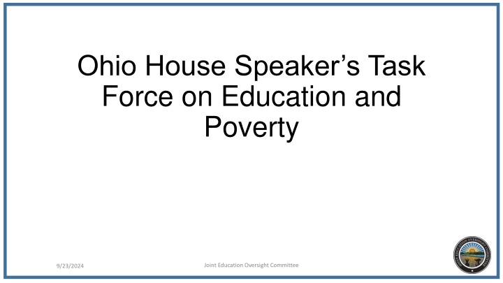 ohio house speaker s task force on education