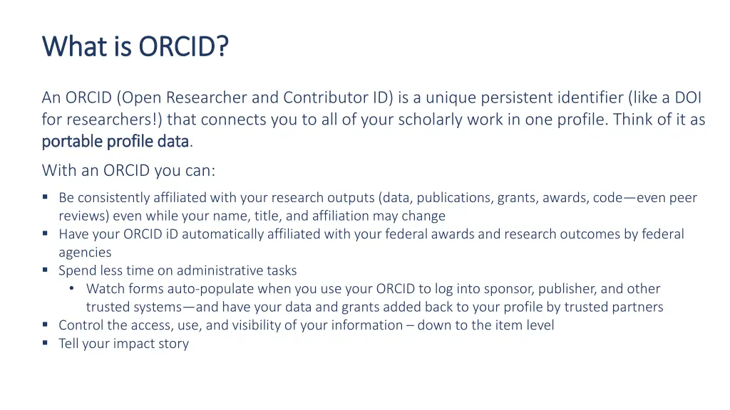 what is orcid what is orcid