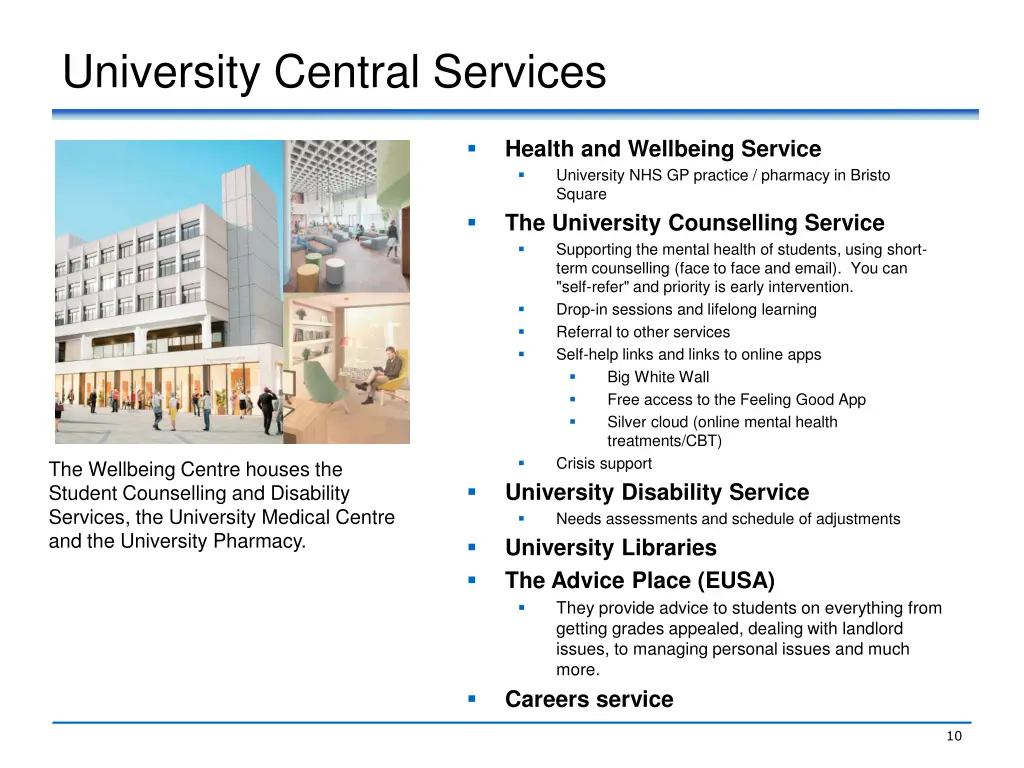 university central services