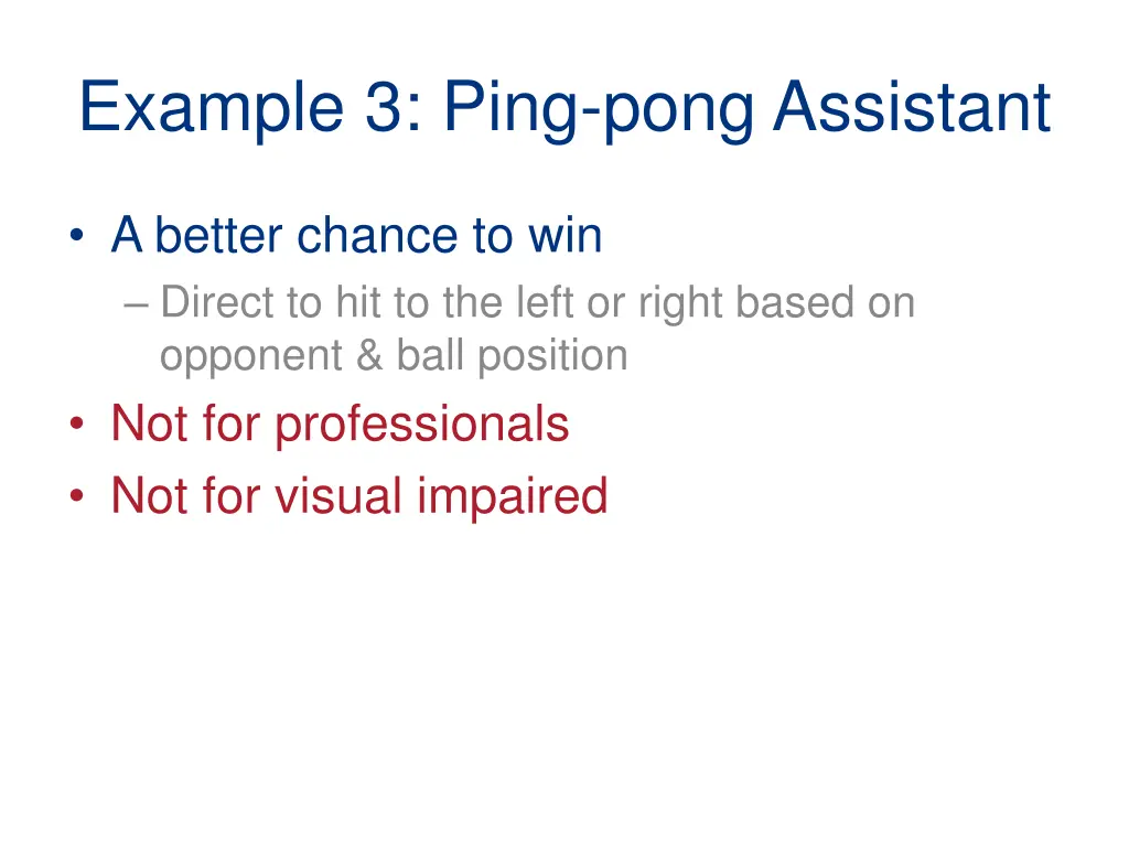 example 3 ping pong assistant