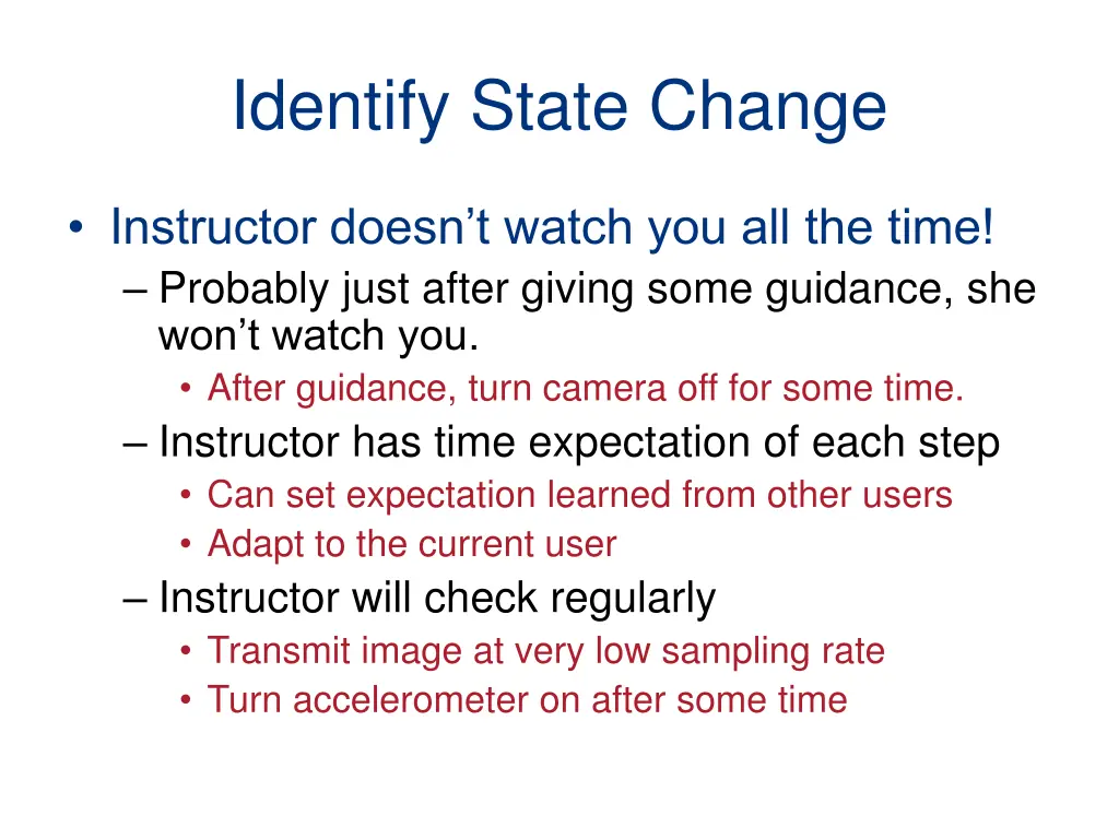 identify state change 1