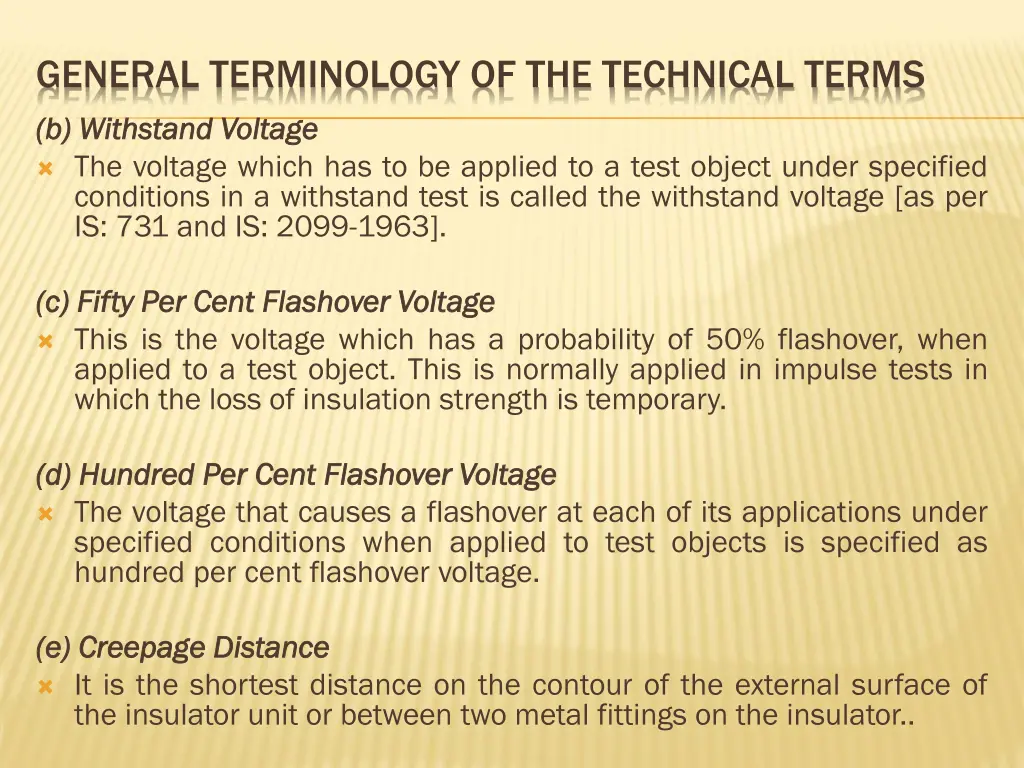 general terminology of the technical terms 1