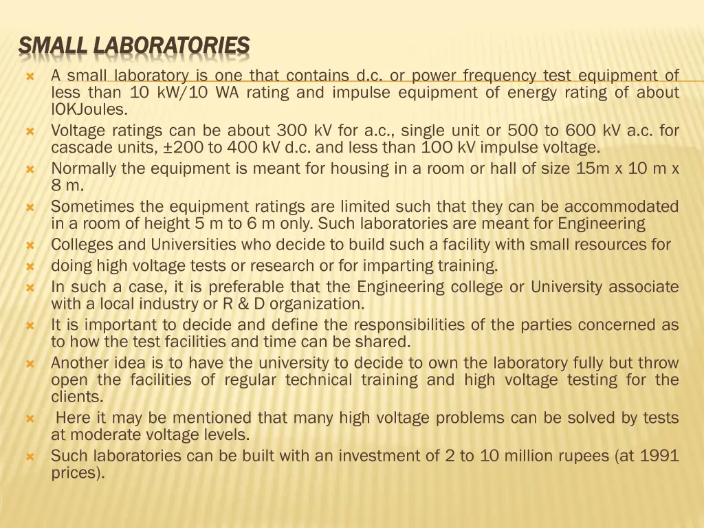 small laboratories small laboratories