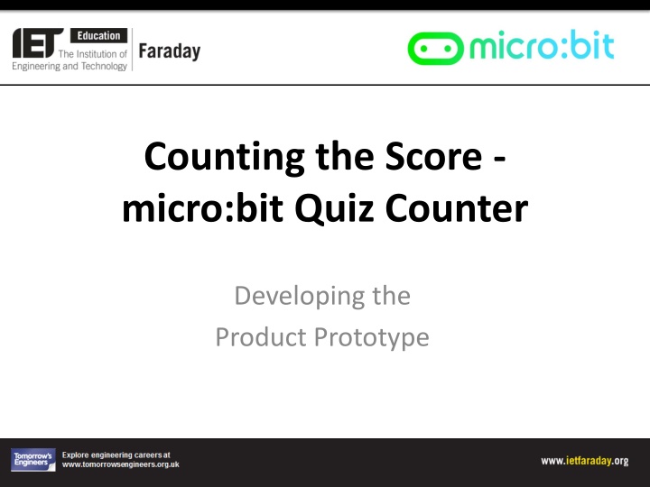 counting the score micro bit quiz counter