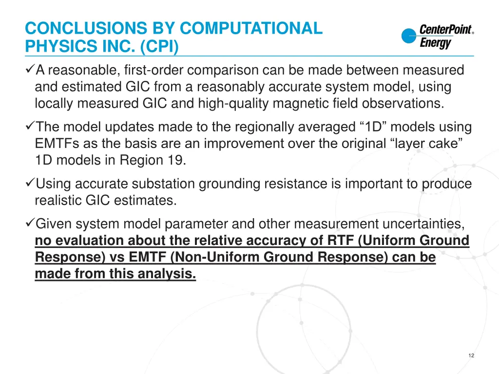 conclusions by computational physics