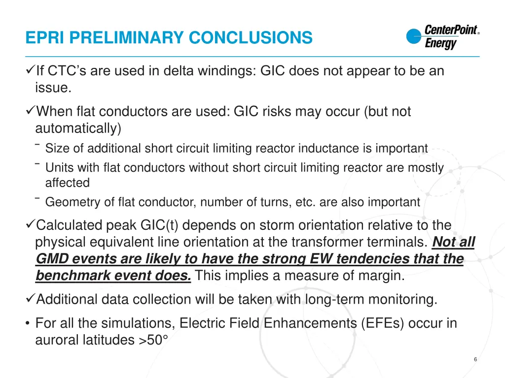 epri preliminary conclusions 2