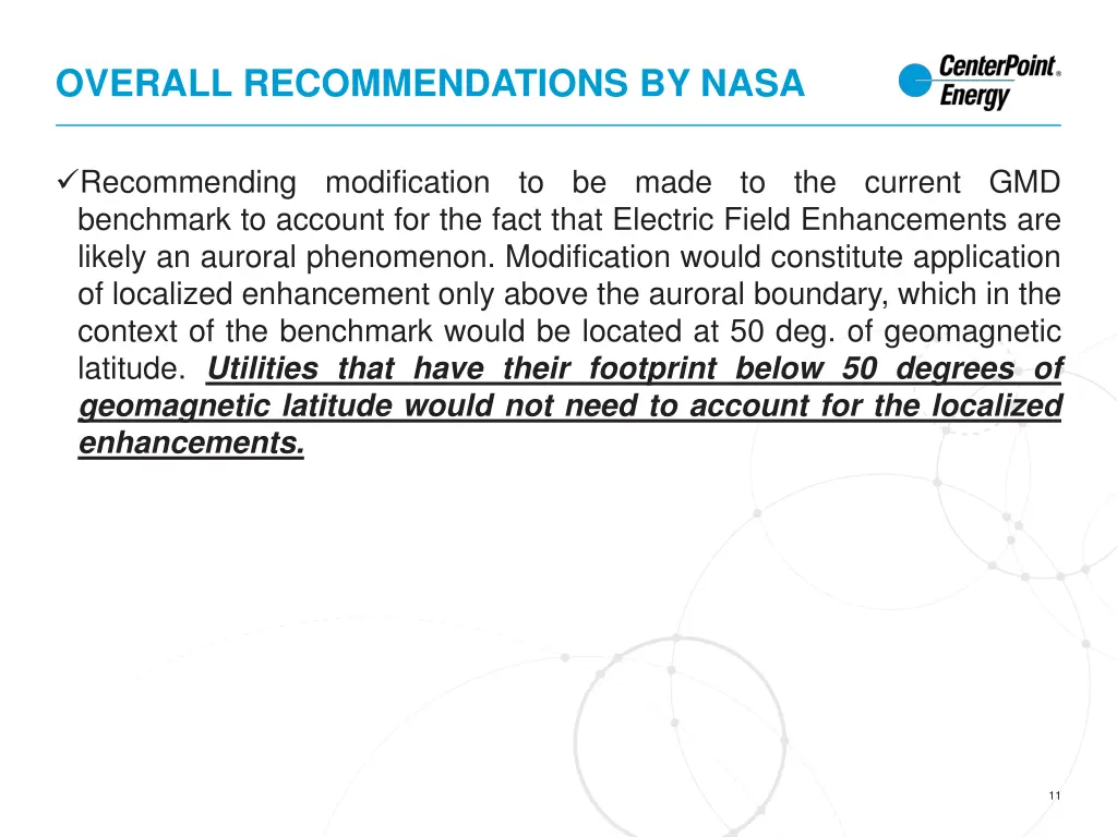 overall recommendations by nasa 1