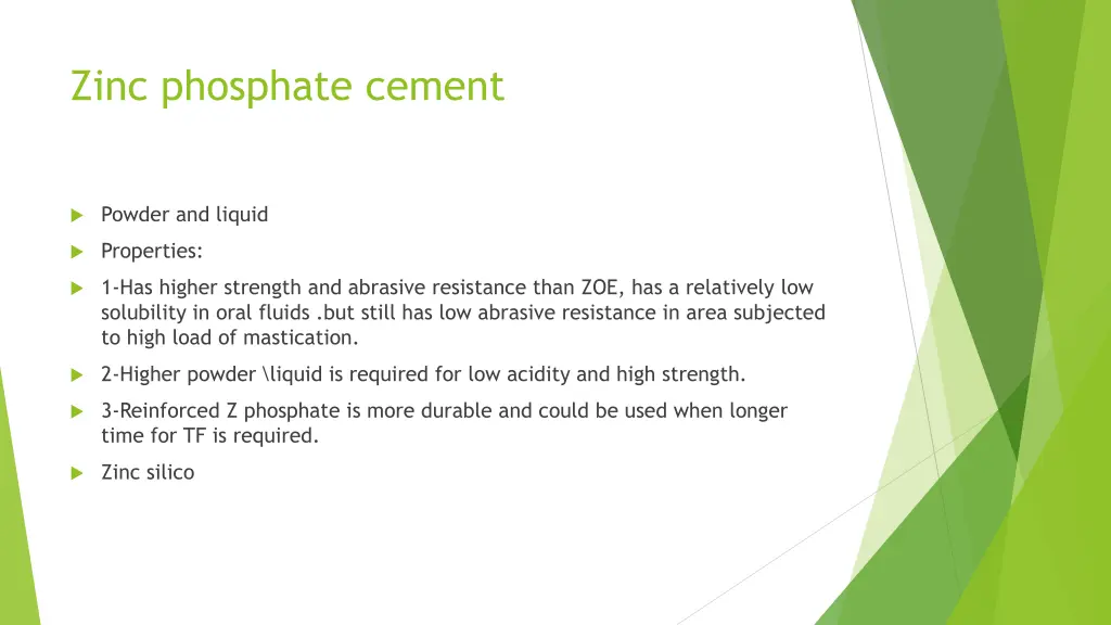 zinc phosphate cement 1