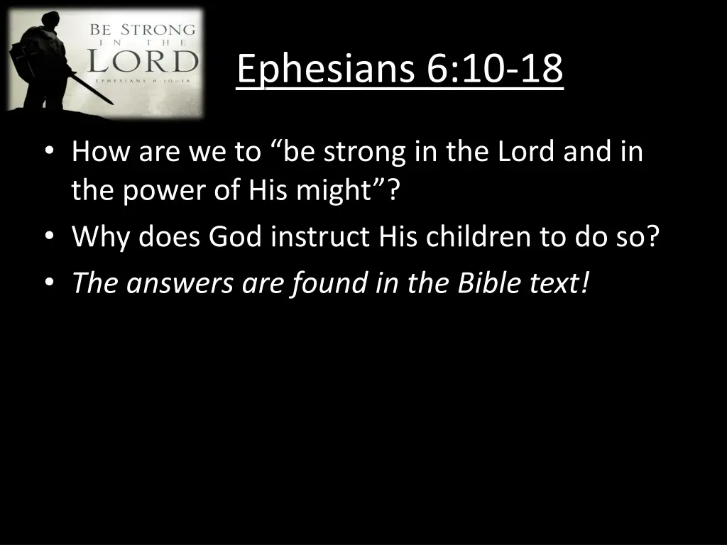 ephesians 6 10 18 1