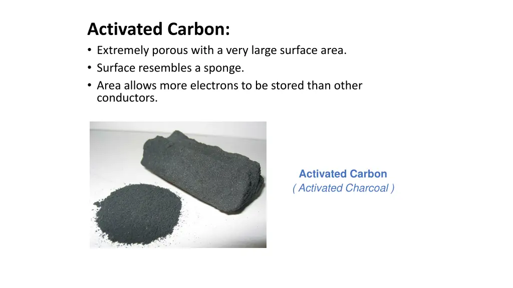 activated carbon extremely porous with a very