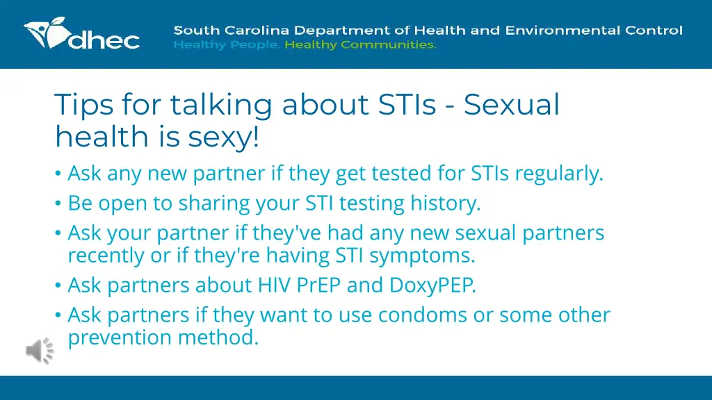 tips for talking about stis sexual health is sexy