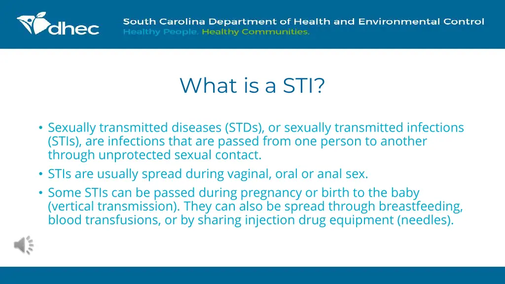 what is a sti