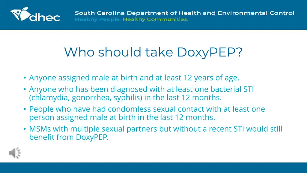 who should take doxypep