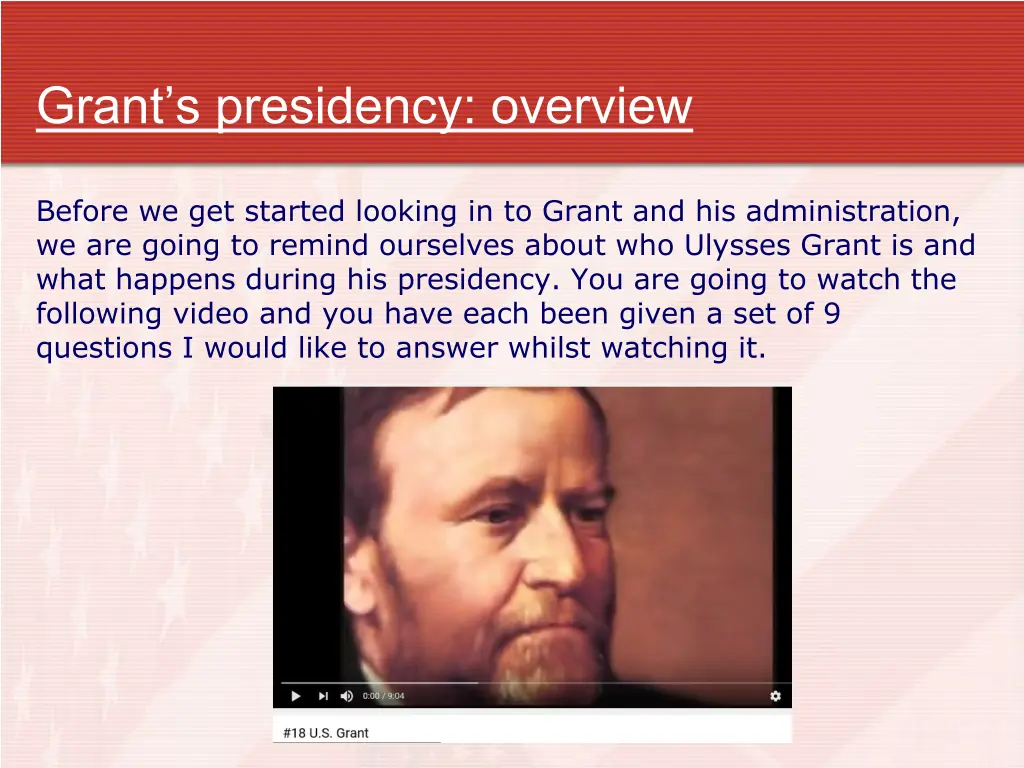 grant s presidency overview