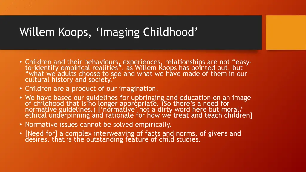 willem koops imaging childhood