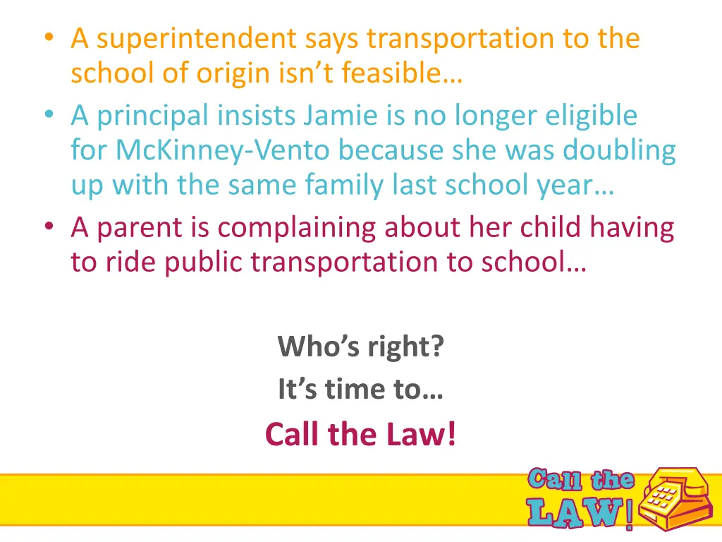 a superintendent says transportation